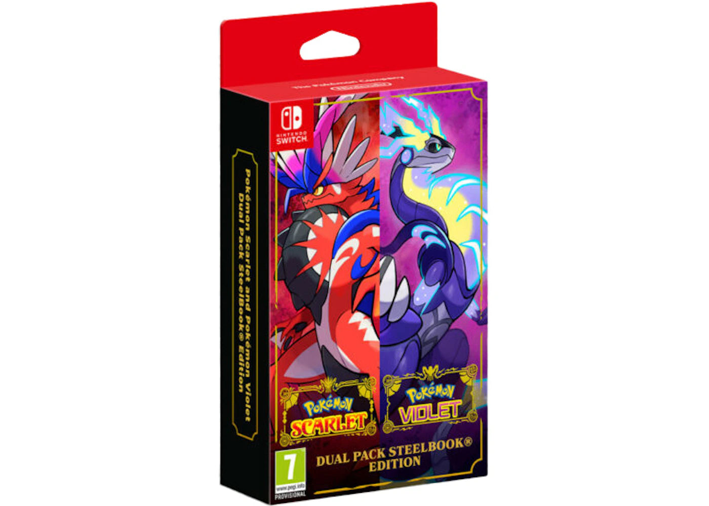 Nintendo Switch Pokemon Violet/Scarlet Double Pack SteelBook Edition Video Game