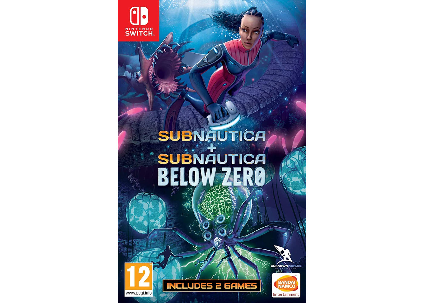 Nintendo Switch Subnautica + Subnautica: Below Zero Double Pack Video Game