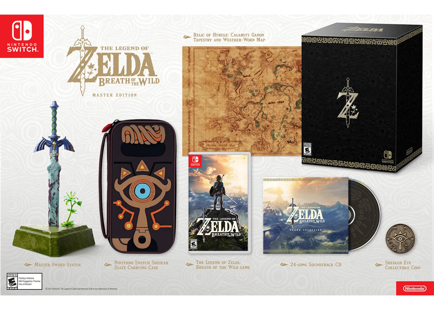Nintendo Switch The Legend of Zelda: Breath of the Wild Master Edition Video Game