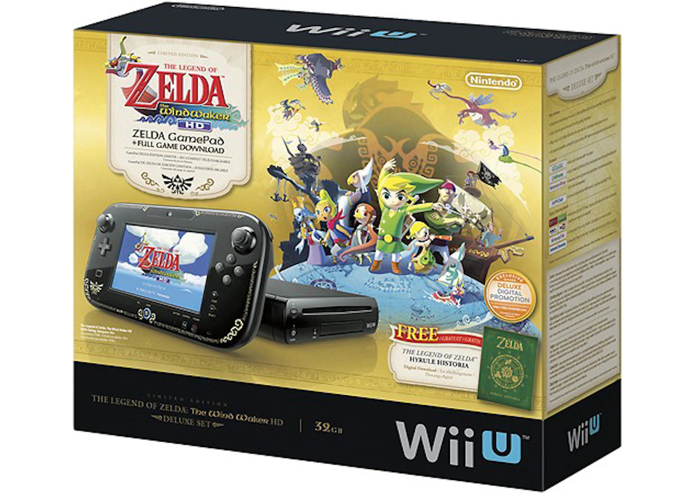 Nintendo Wii U Deluxe Set with The Wind Waker WUPSKAFL