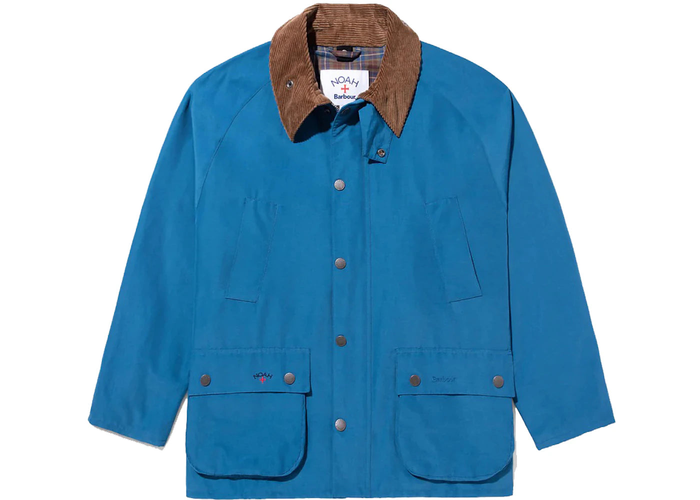 Noah Barbour 60/40 Bedale Jacket Light Blue