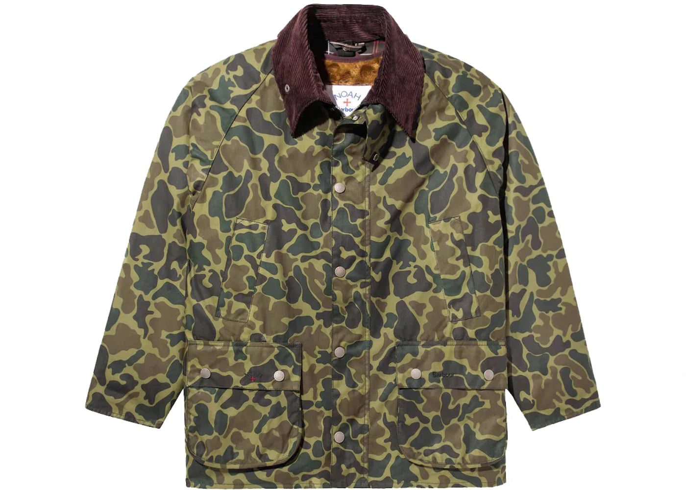 Noah Barbour Camo Bedale Jacket Camo Print