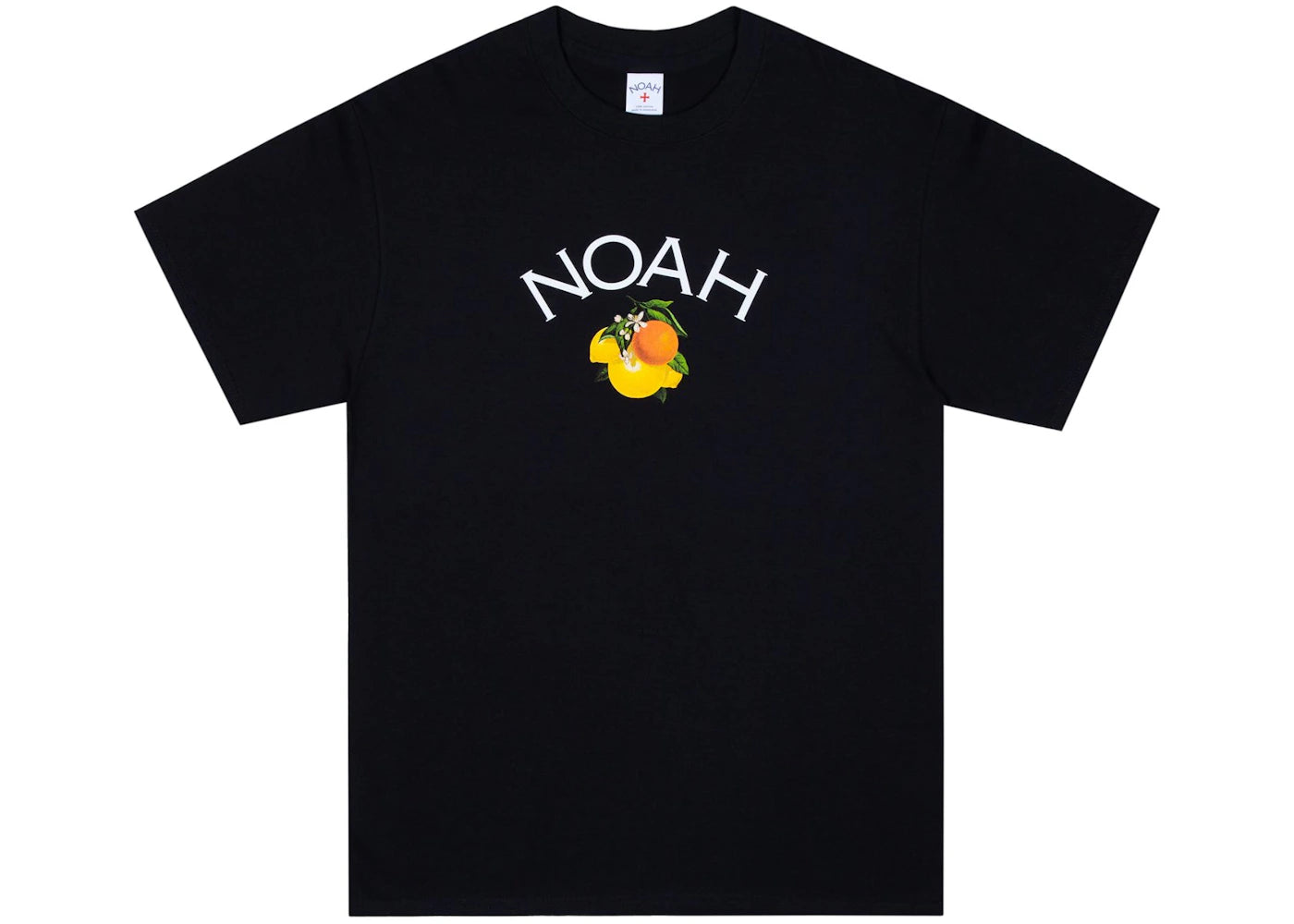 Noah Citrus Core Logo Tee Black