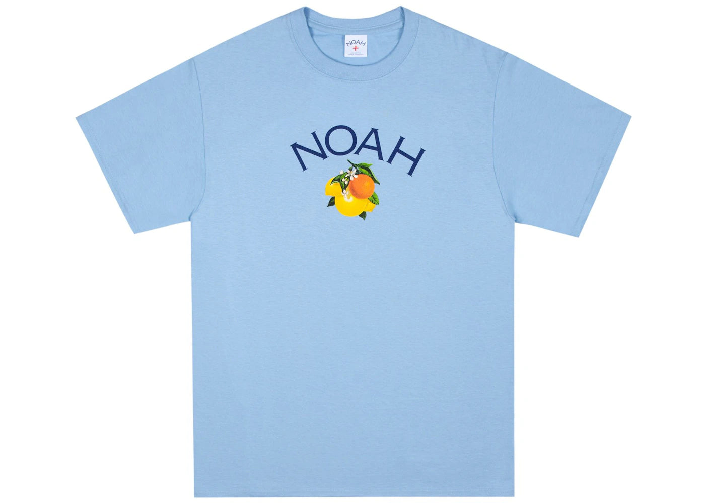 Noah Citrus Core Logo Tee Light Blue