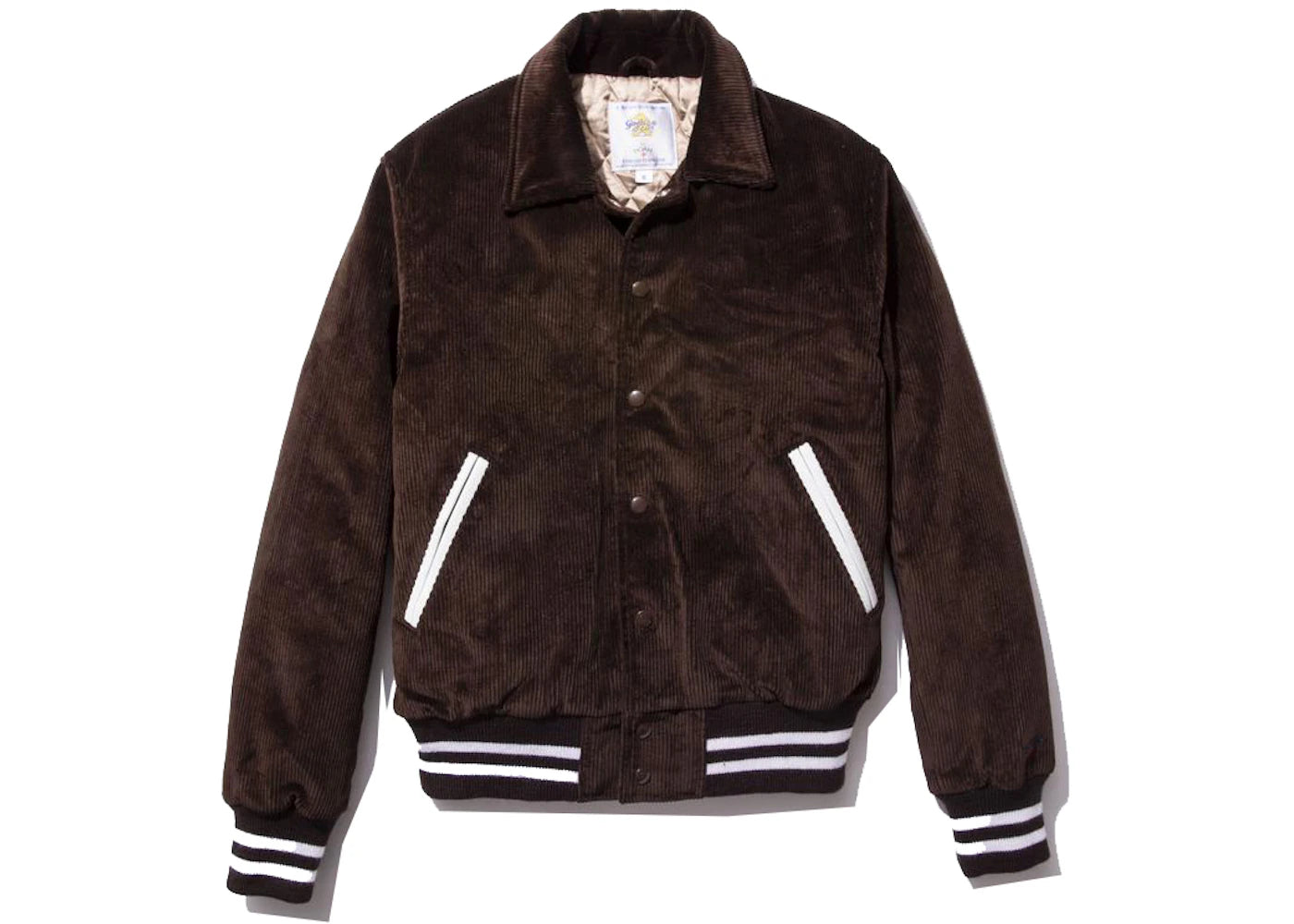 Noah Corduroy Varsity Jacket Brown