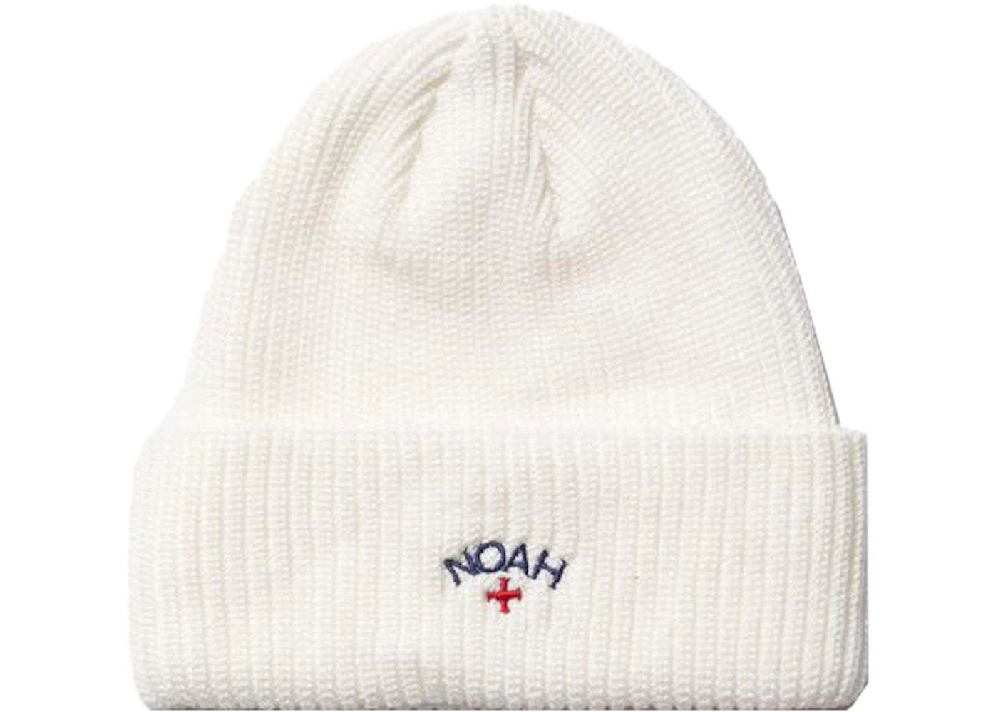 Noah Core Logo Beanie White