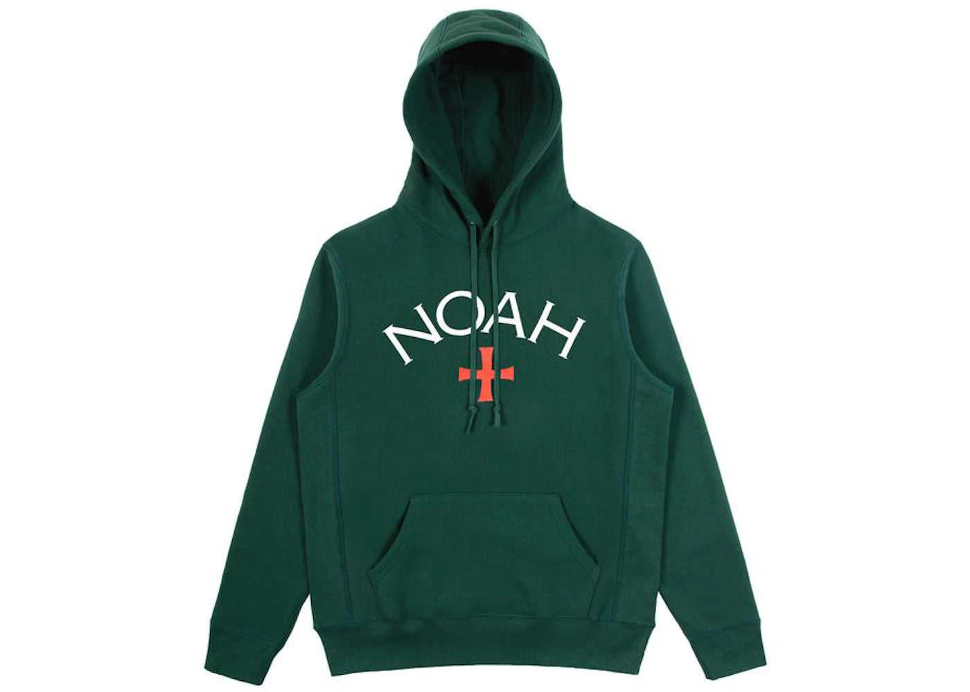 Noah Core Logo Hoodie Forest Green