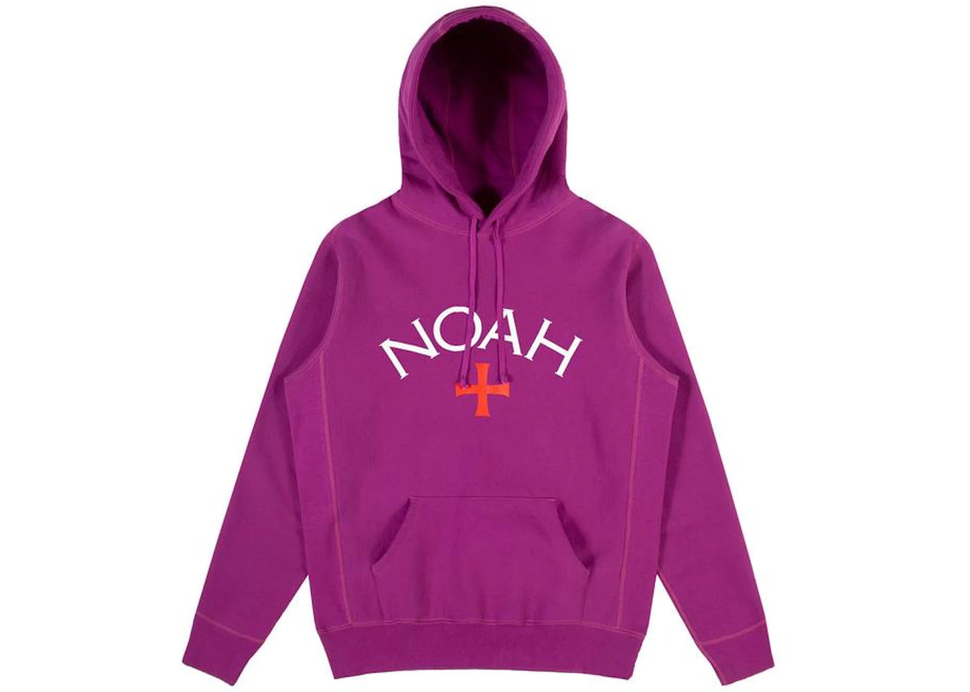 Noah Core Logo Hoodie Magenta