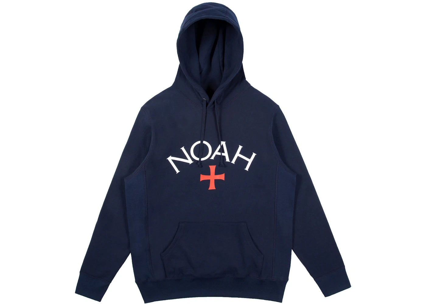 Noah Core Logo Hoodie Navy