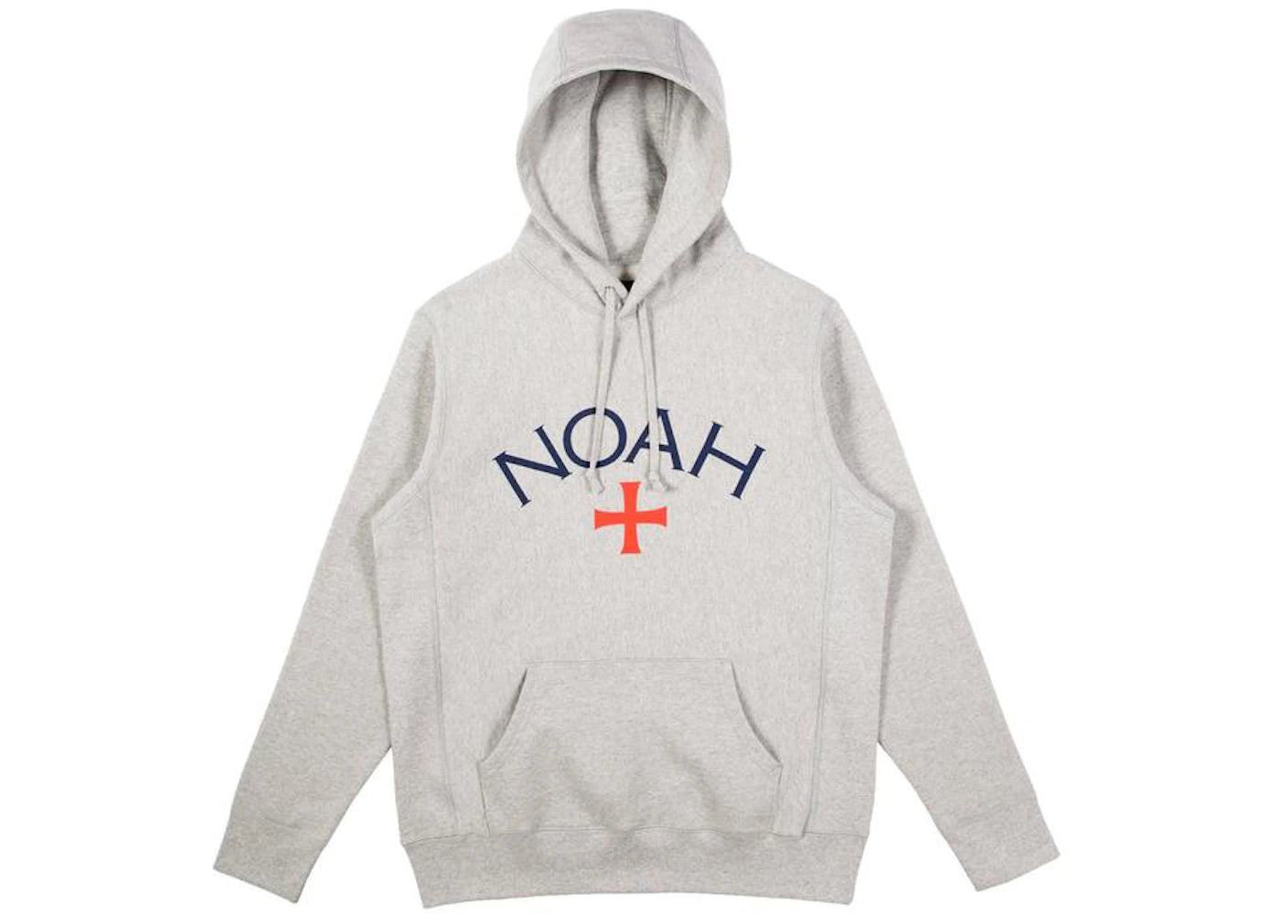 Noah Core Logo Hoodie (SS19) Heather Grey