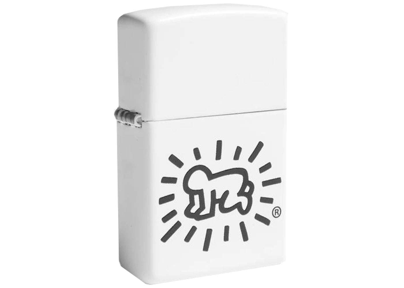 Noah Keith Haring Zippo White