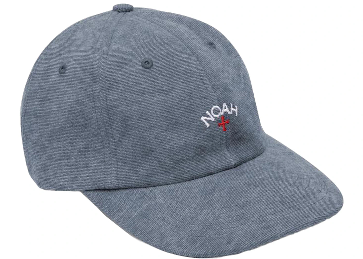 Noah Recycled Canvas Core Logo 6-Panel Navy