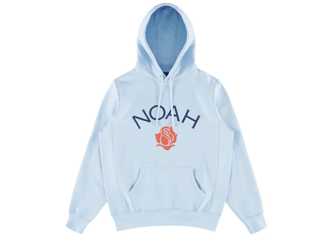 Noah Rose Logo Hoodie Light Blue