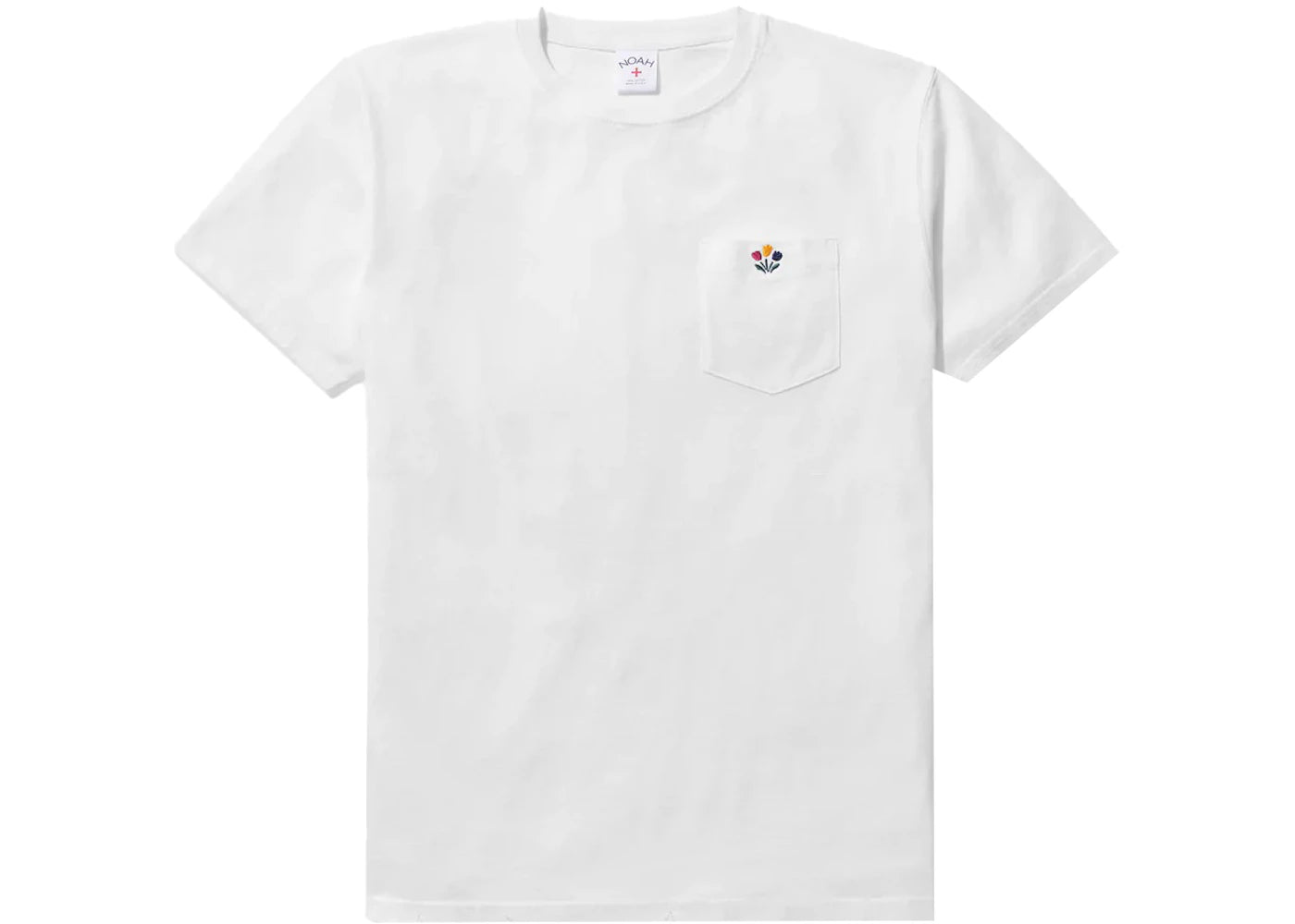 Noah Tulip Pocket Tee White