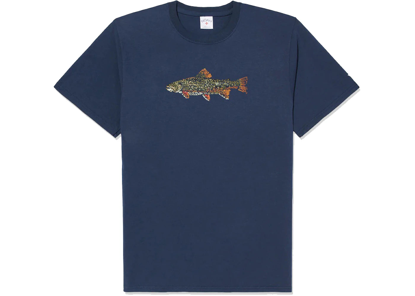 Noah Watercolor Animal Tee Navy