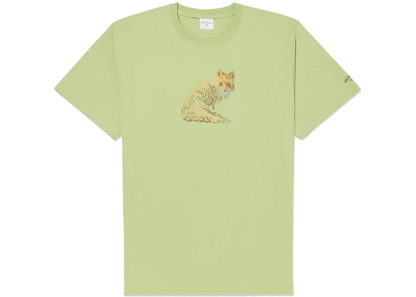 Noah Watercolor Animal Tee Pistachio