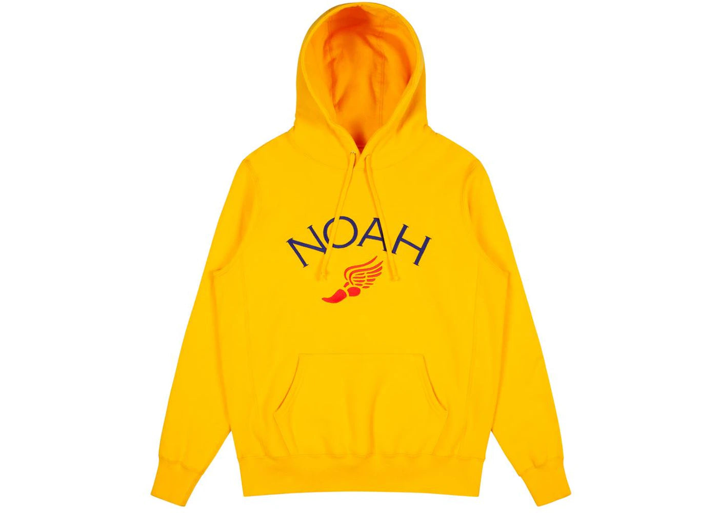 Noah Winged Foot Embroidered Hoodie Gold Fusion