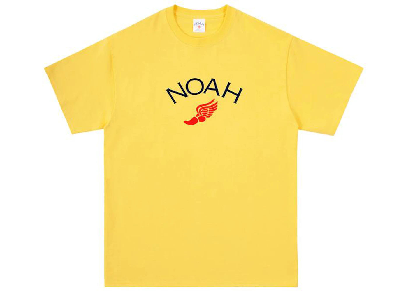 Noah Winged Foot Logo Tee (SS19) Yellow