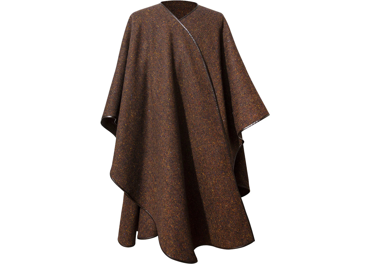 Noah Wool Cape Brown