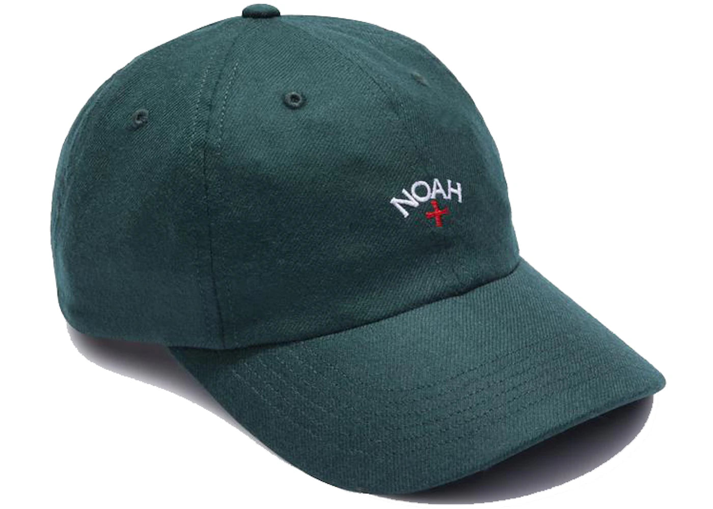 Noah Wool Core Logo 6-Panel Dark Green