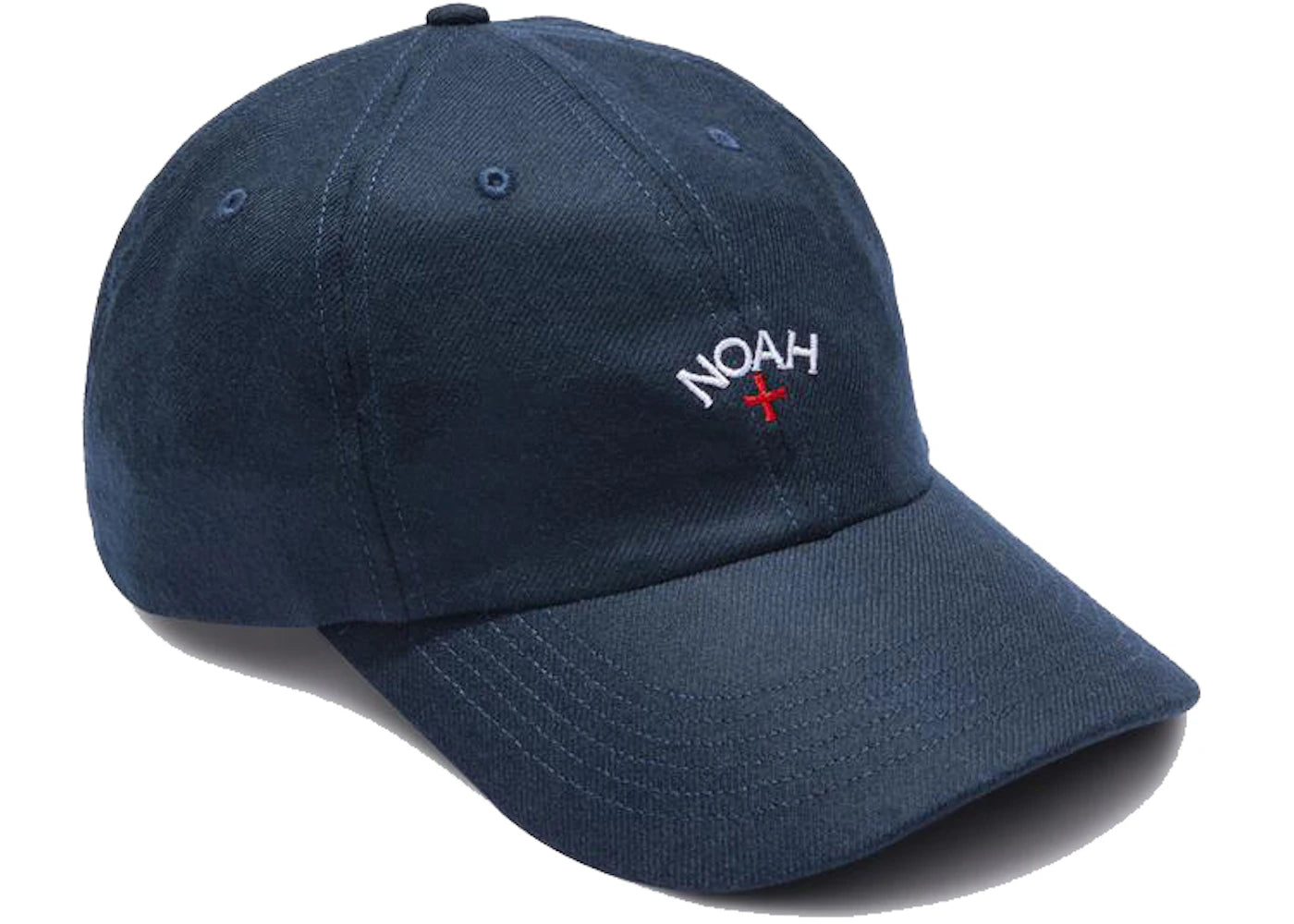 Noah Wool Core Logo 6-Panel Navy