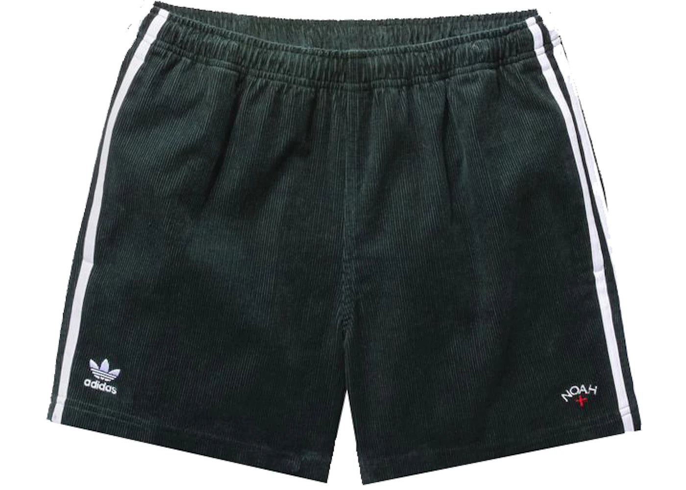 Noah x Adidas Corduroy Running Short Dark Pine