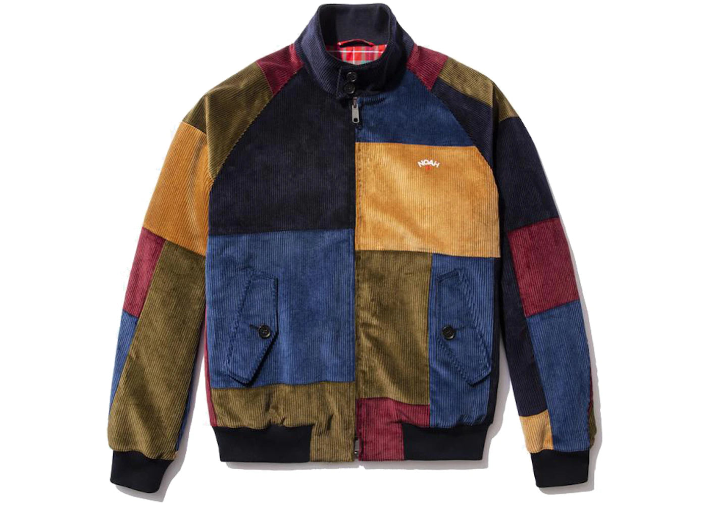 Noah x Baracuta Corduroy Patchwork G9 Jacket Dark Navy/Multi