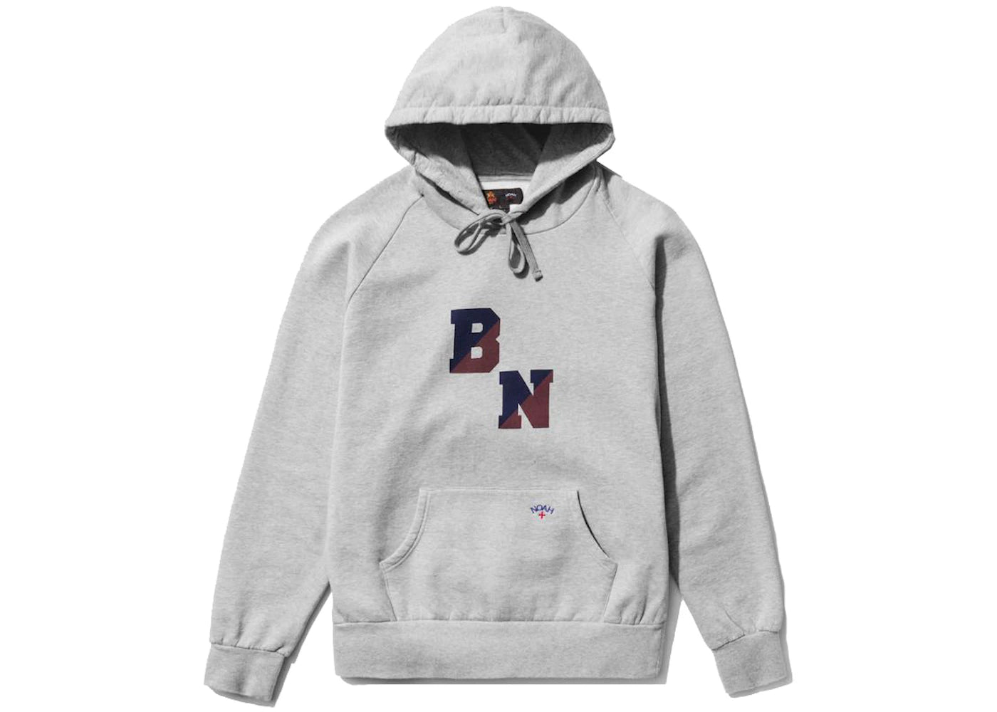 Noah x Baracuta Raglan Hoodie Heather Grey