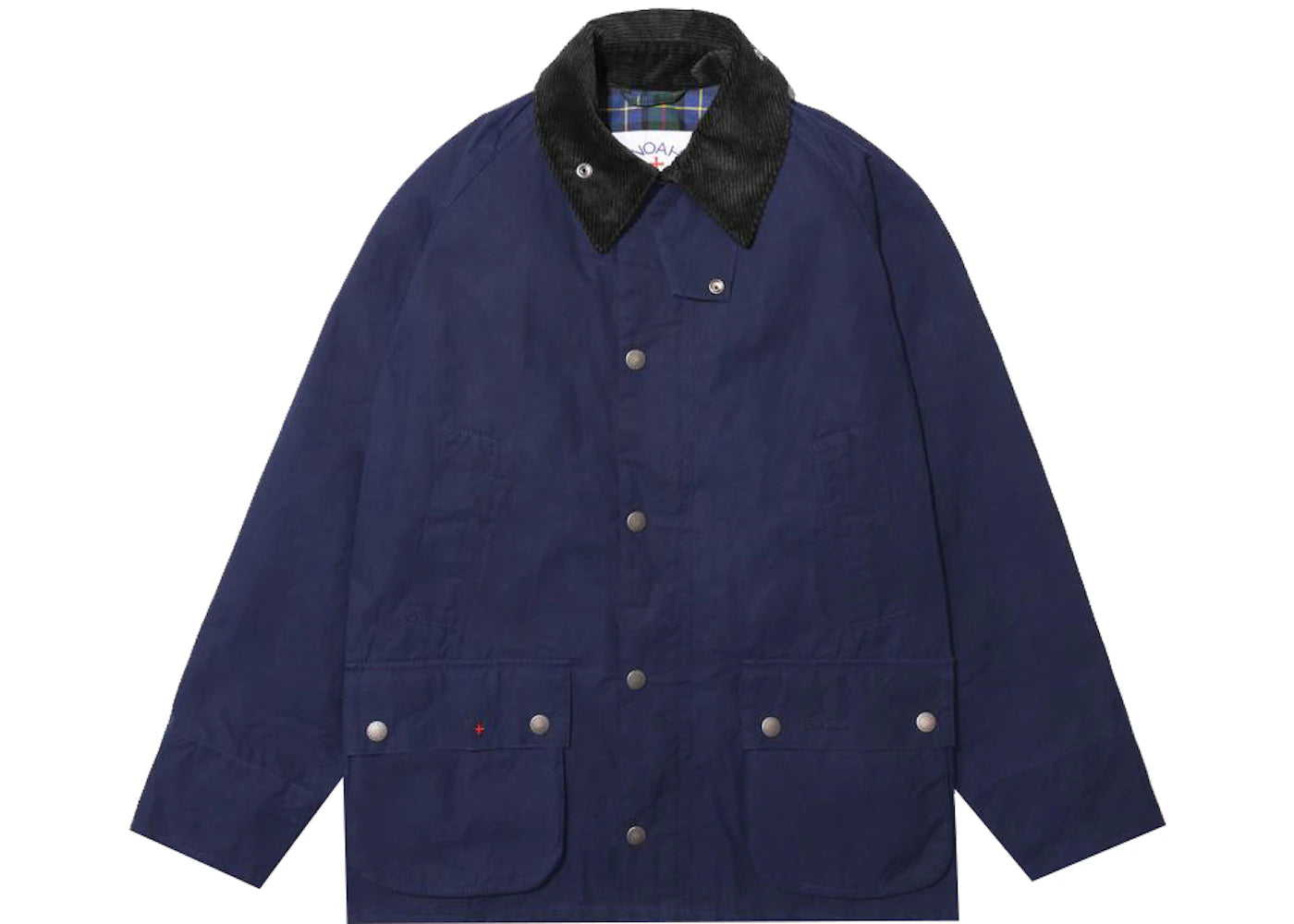 Noah x Barbour Dry Waxed Bedale Jacket Dark Navy