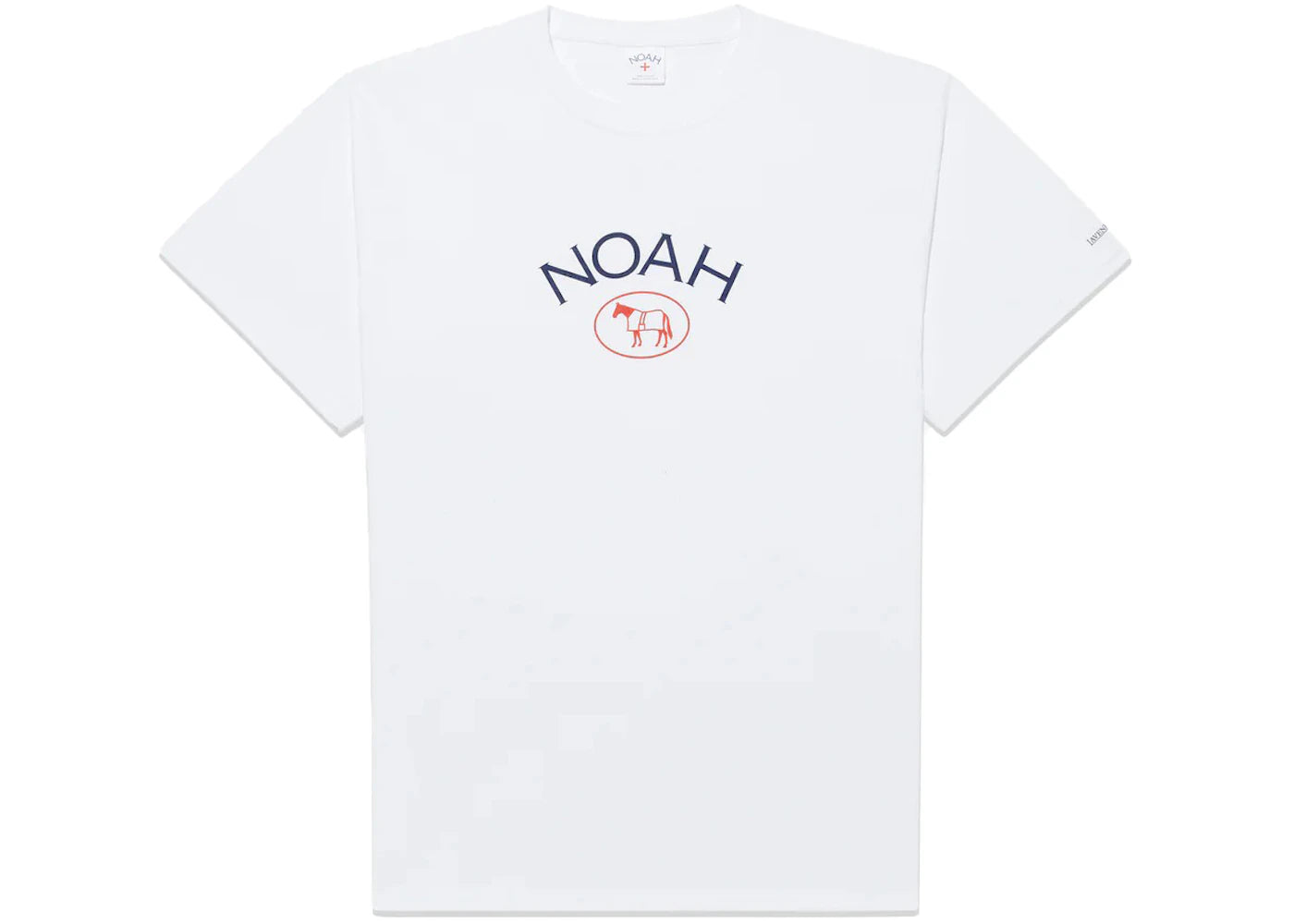 Noah x Lavenham Logo Tee White