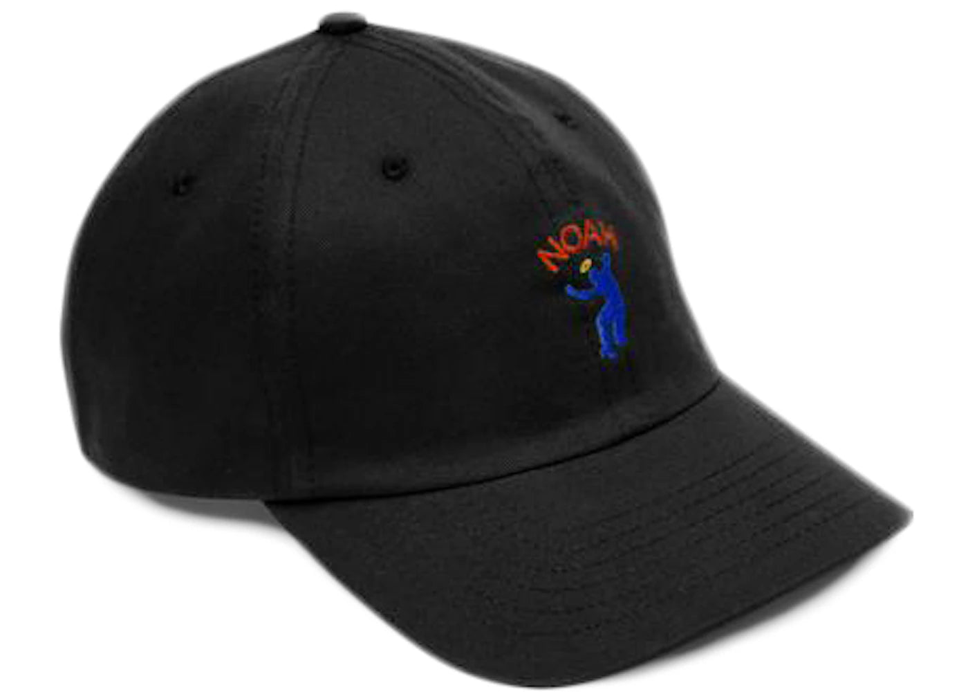 Noah x Union Logo Lock-up Hat Black