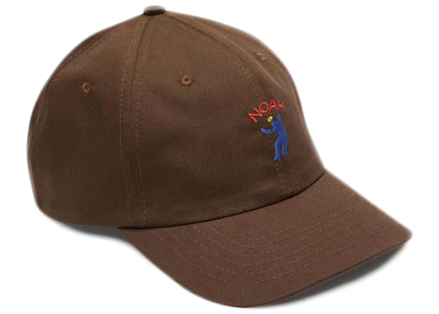 Noah x Union Logo Lock-up Hat Brown