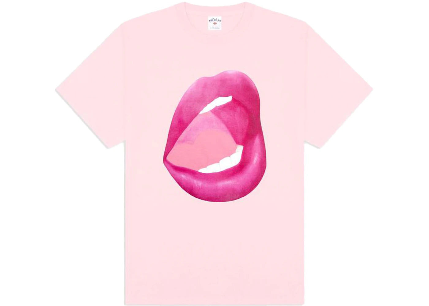 Noah x Wesselmann Lips Tee Pale Pink