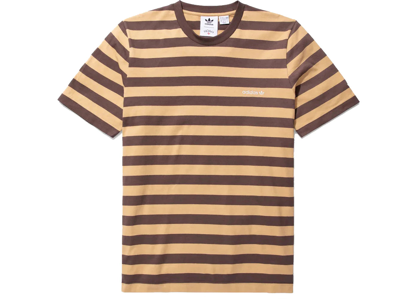 Noah x adidas Striped Top Tan/Brown