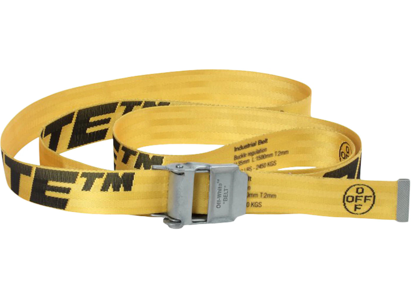 OFF-WHITE 2.0 Industrial Belt Yellow/Black