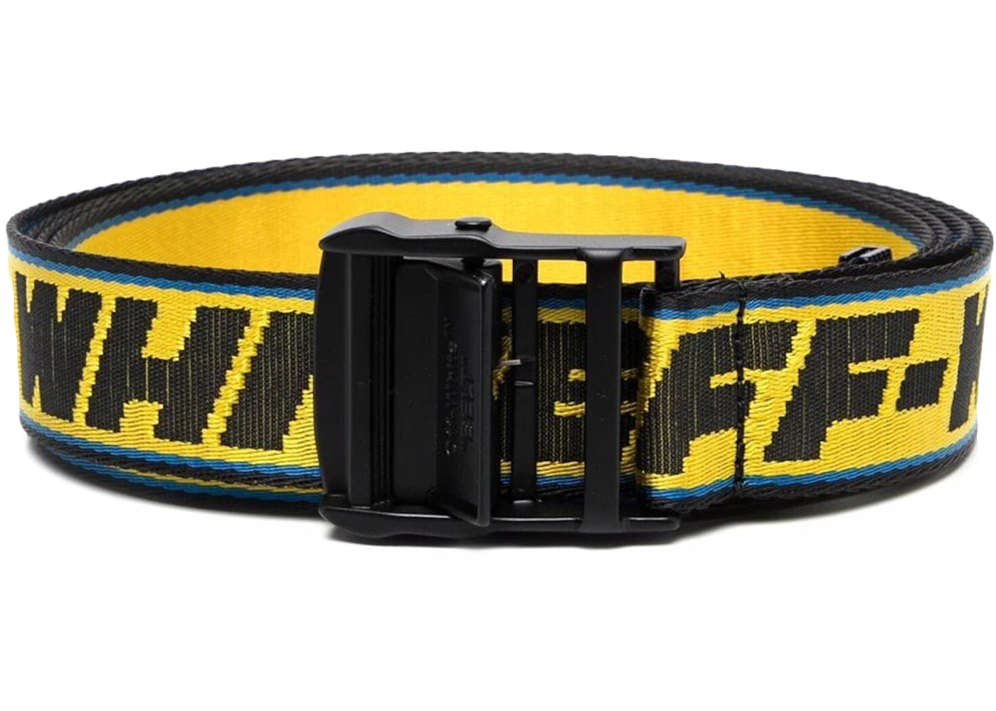 OFF-WHITE 2.0 Industrial Logo Belt Yellow/Black/Blue