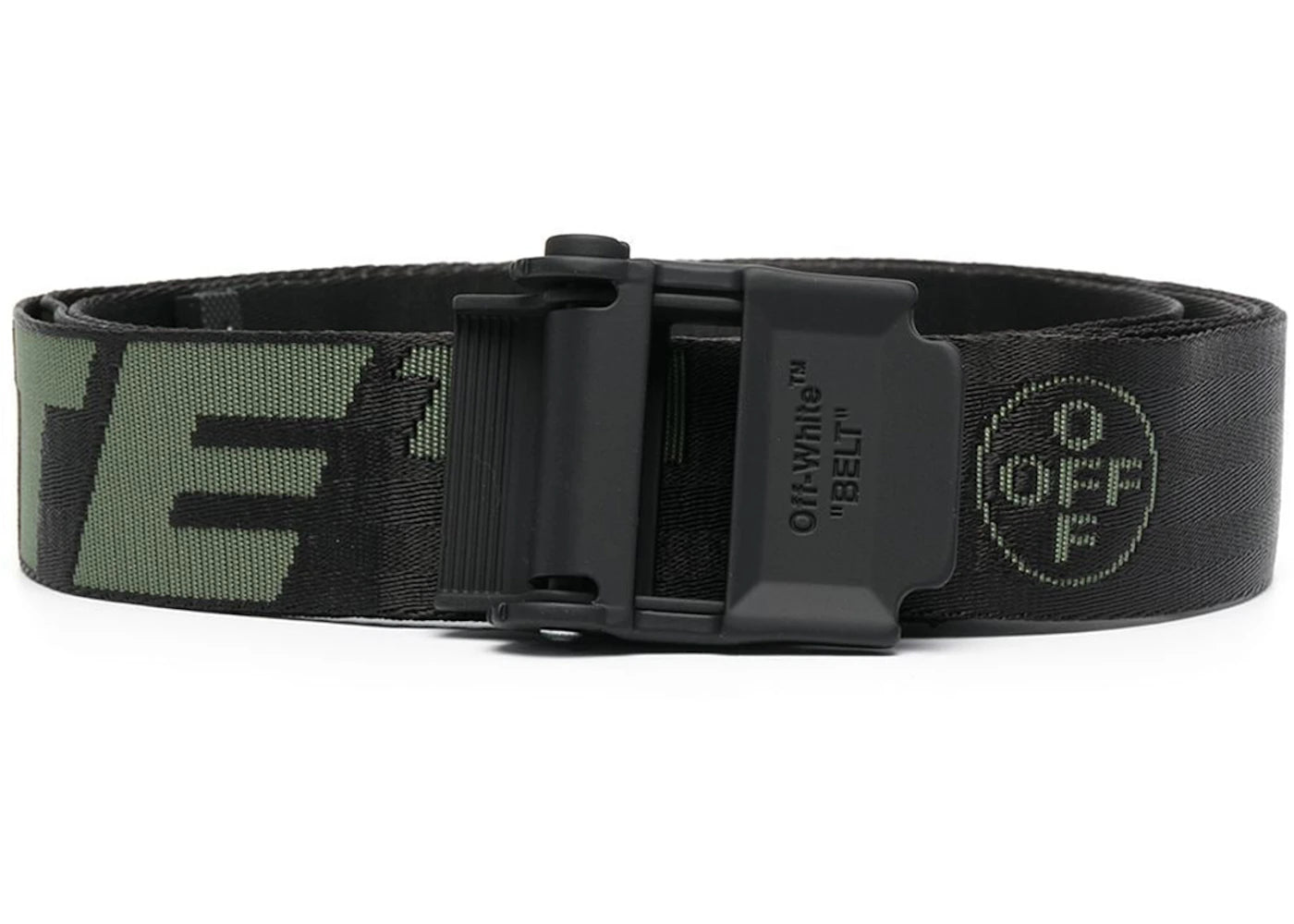 OFF-WHITE 2.0 Industrial Long Belt Black Army Green