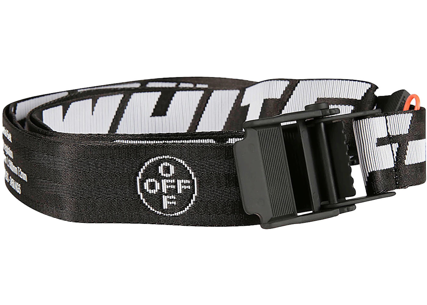 OFF-WHITE 2.0 Industrial Long Belt Black White