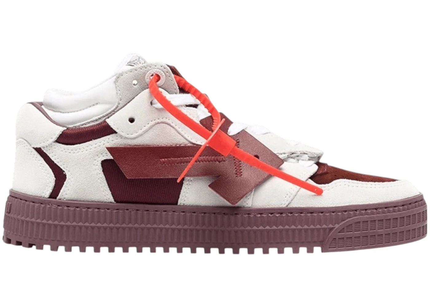 OFF-WHITE 3.0 Floating Arrow White Burgundy (Women's) – Side Kicks