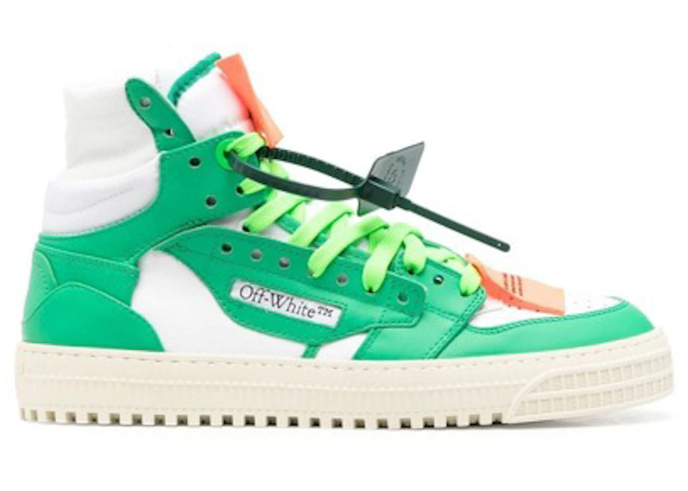 OFF-WHITE 3.0 Off Court High-Top Sneakers Green White