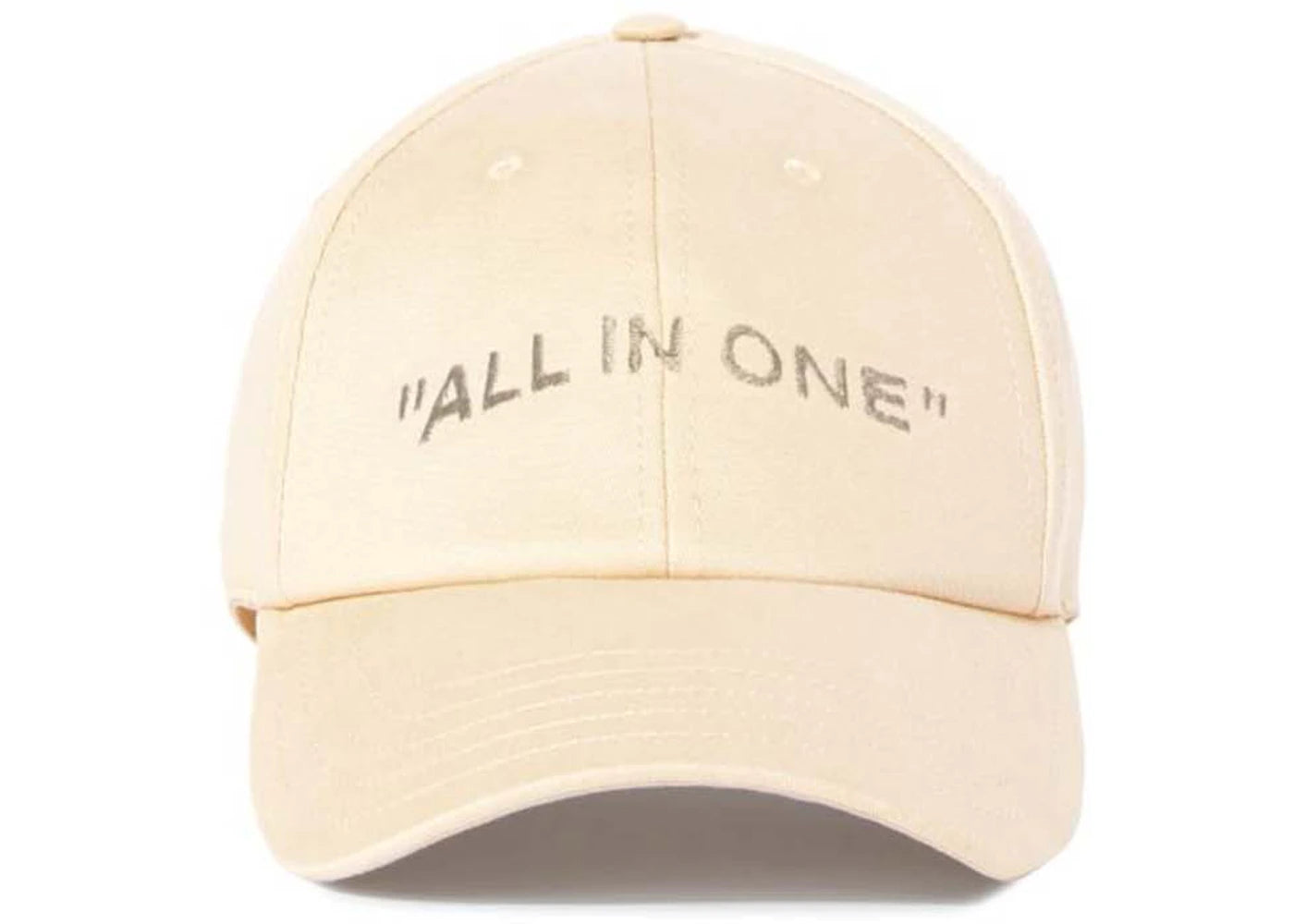 OFF-WHITE ALL IN ONE Golf Cap Beige