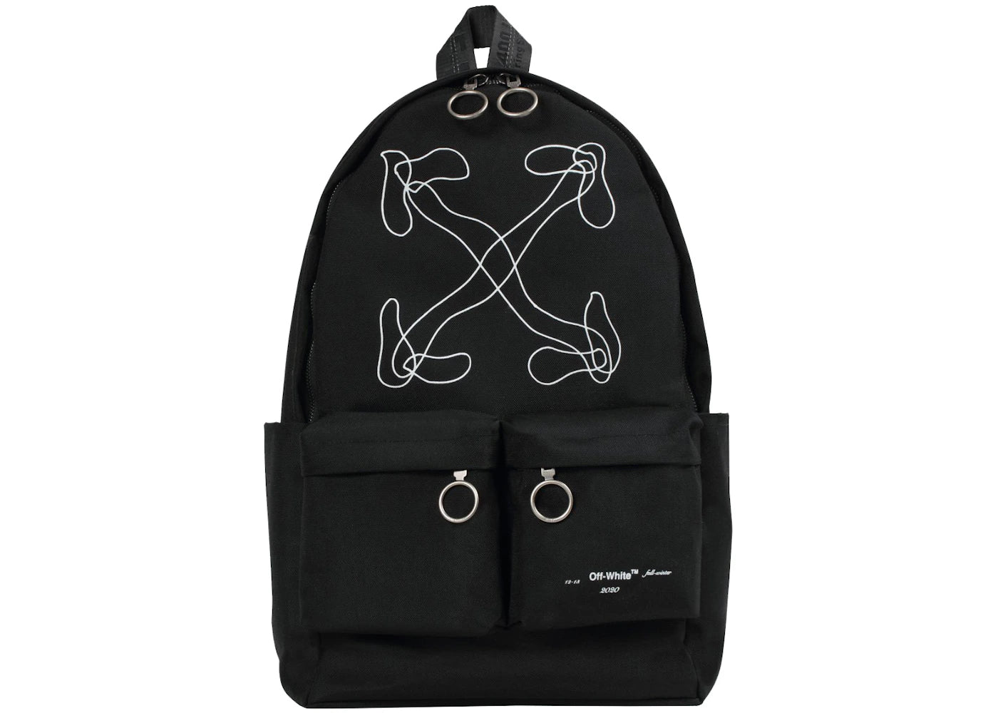 OFF-WHITE Abstract Arrows Backpack Black White