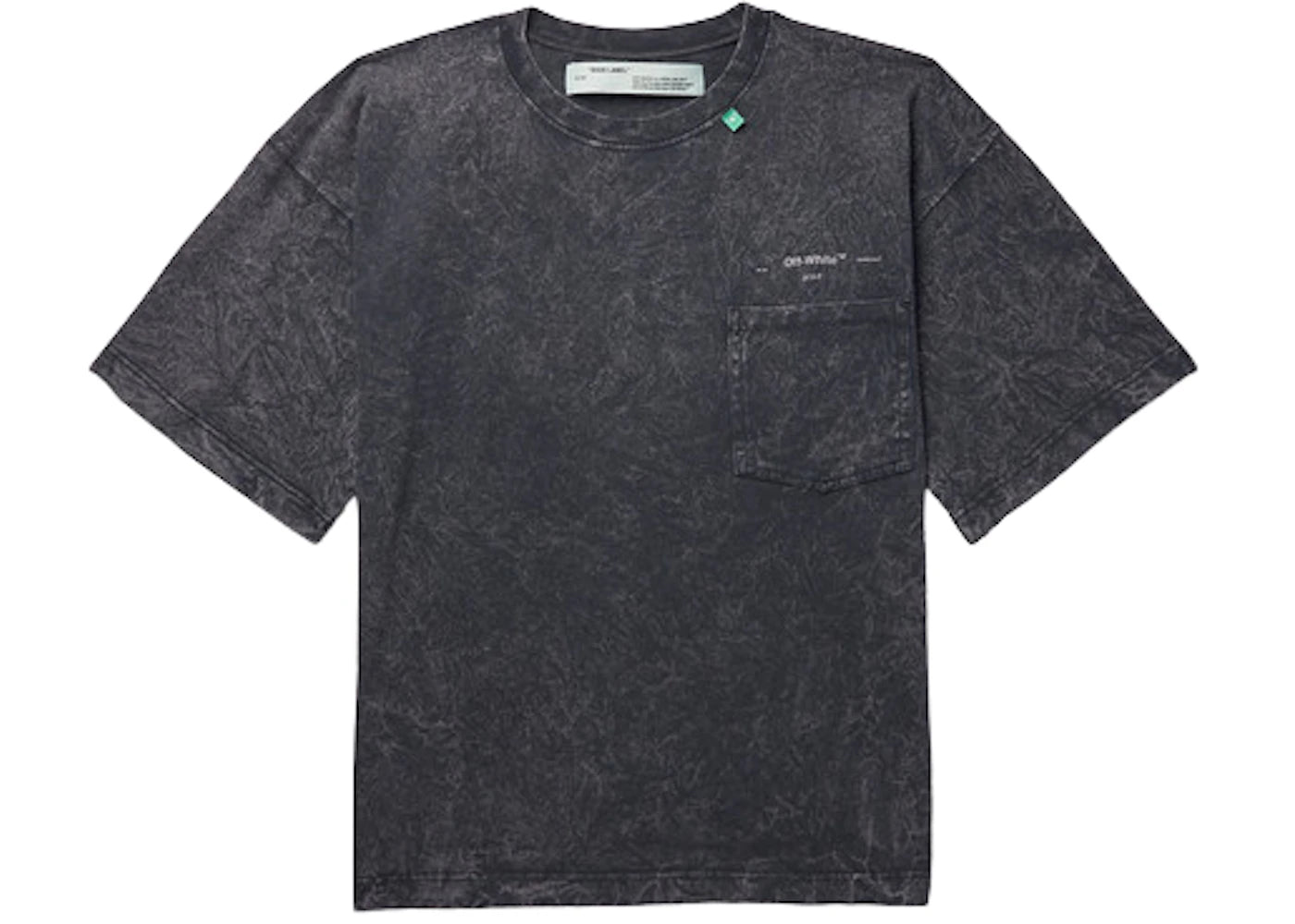 OFF-WHITE Acid Washed T-shirt Charcoal/Grey