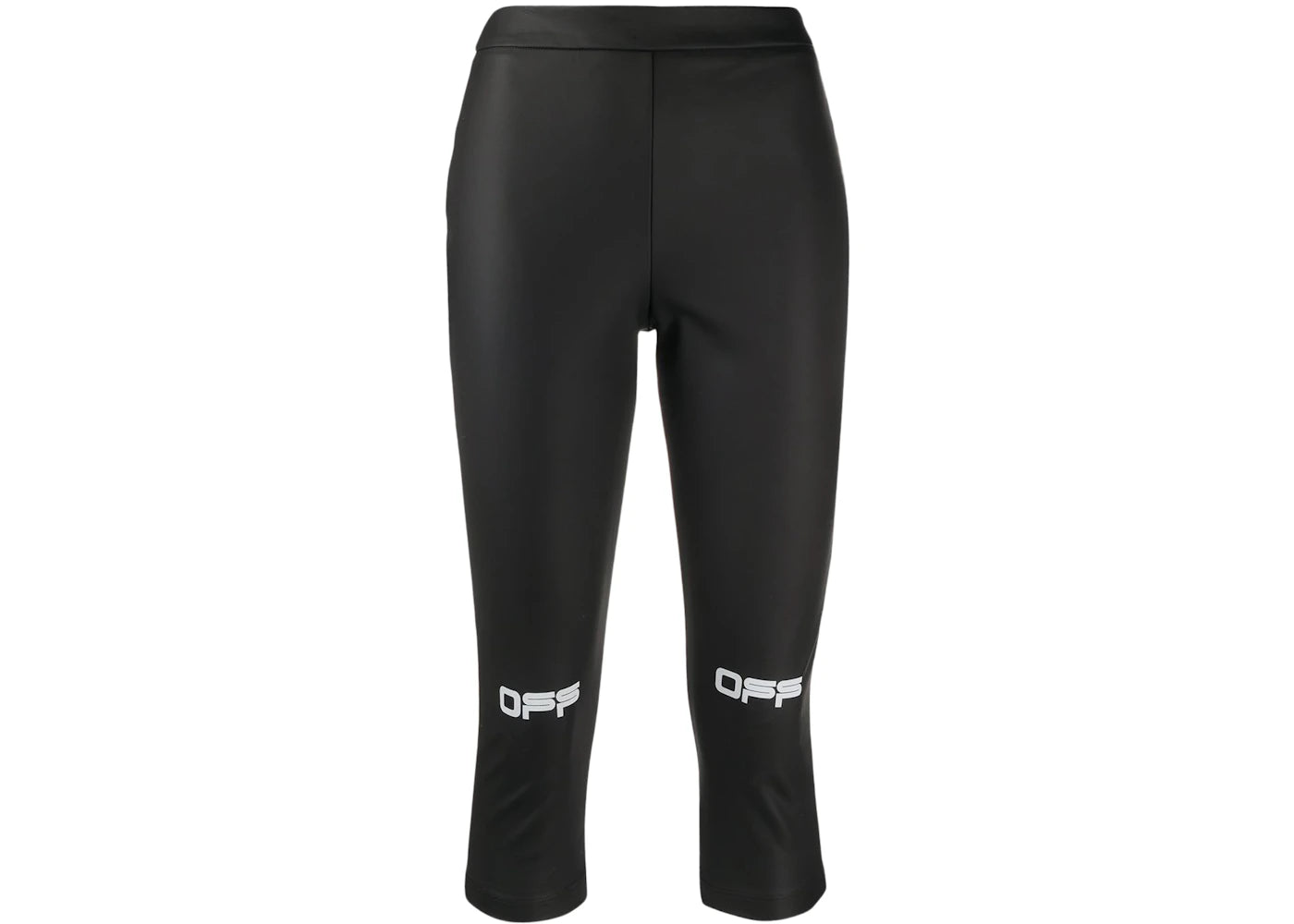 OFF-WHITE Active Nylon Capri Pants Black/White