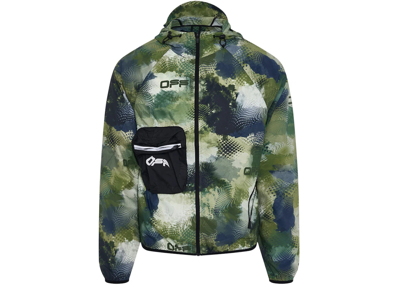 OFF-WHITE Active Packable Camouflage Jacket Green/Black/Multi