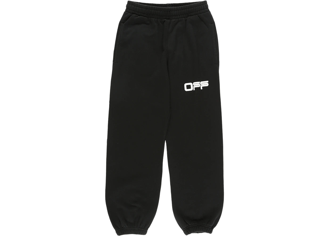 OFF-WHITE Airport Tape Short Sweatpants Black/Beige