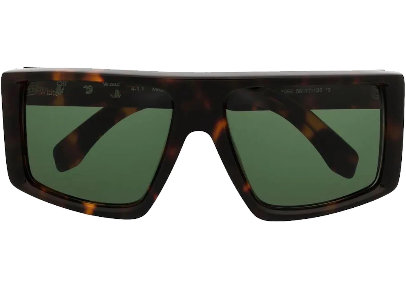 OFF-WHITE Alps Oversize Sunglasses Tortoiseshell (OERI004Y21PLA0016055)