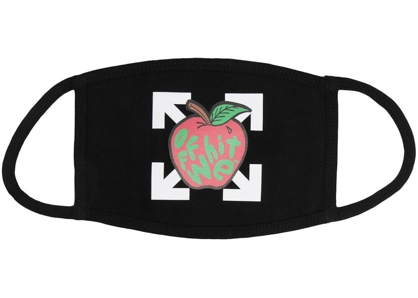 OFF-WHITE Apple Arrow Face Mask Black