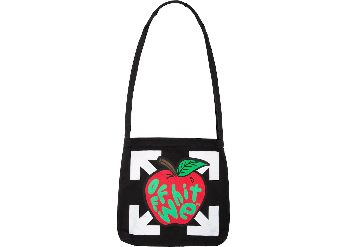 OFF-WHITE Apple Shoulder Bag Black