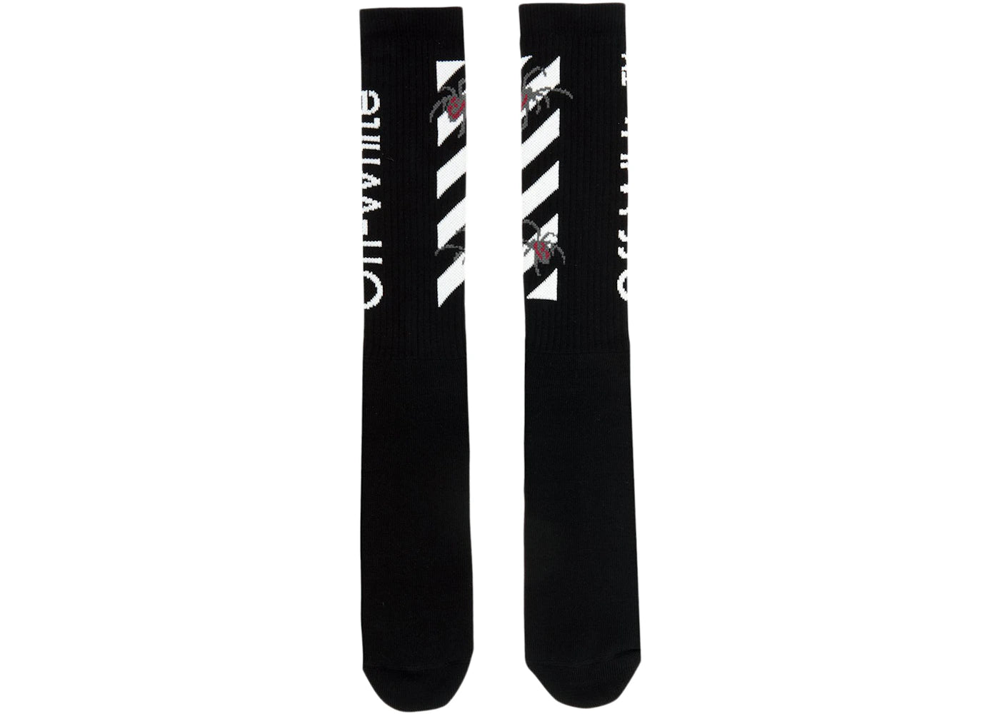 OFF-WHITE Arachno Mid Socks Black/White